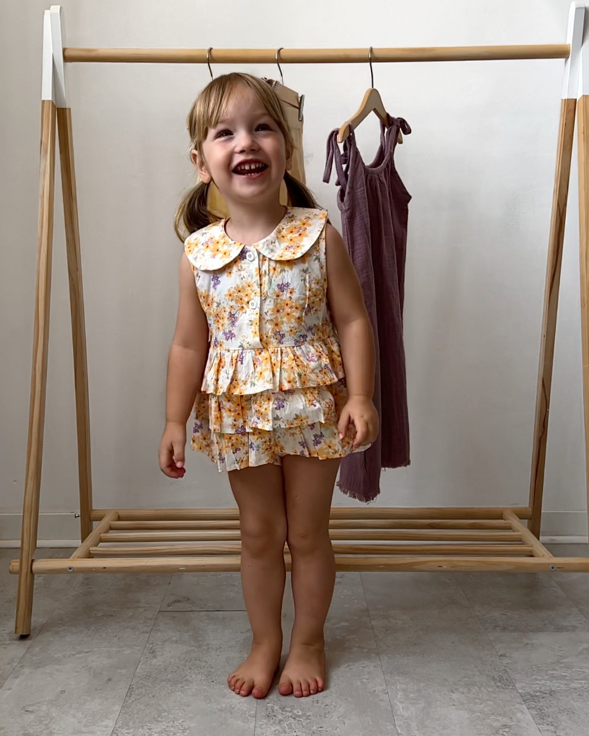 Gen Summer Floral Romper