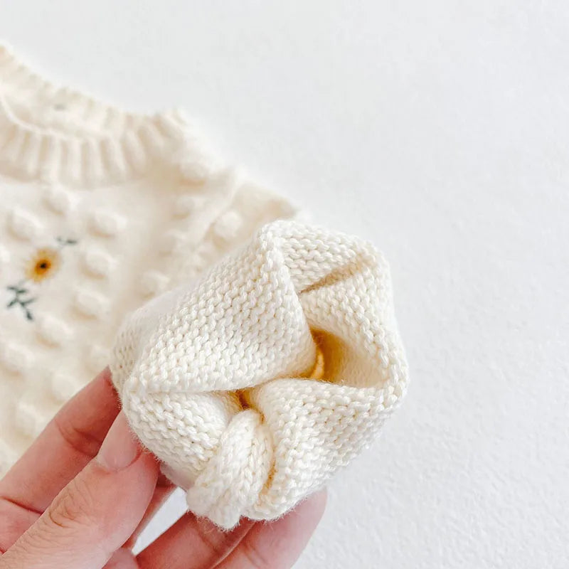 Sunflower Knitted romper