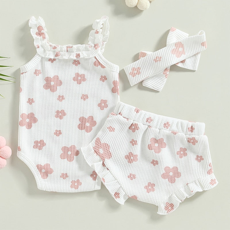 Grace Floral Set White