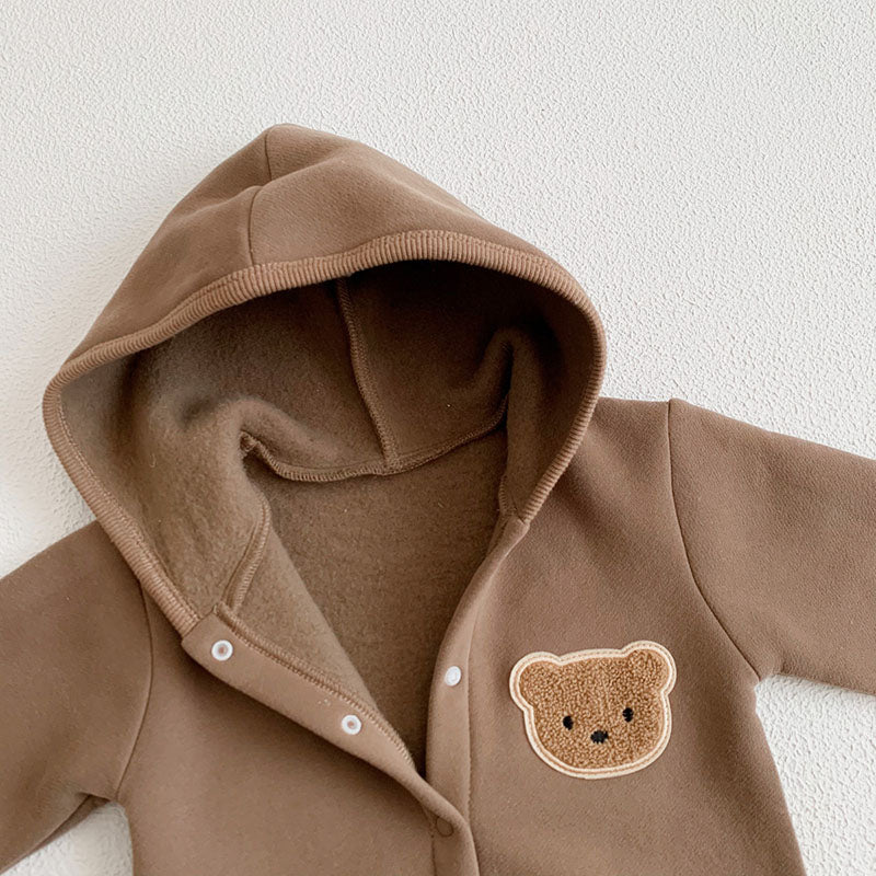 Beary cozy overall Brown