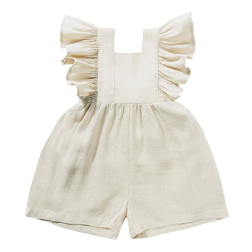 Sarah frilled summer overalls