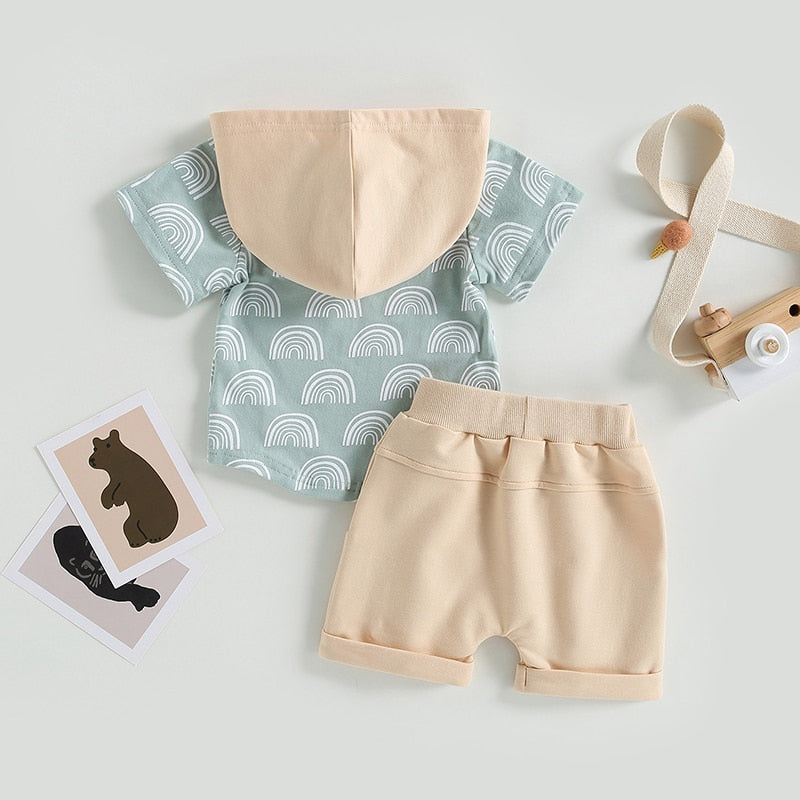 Rainbows Hooded Set