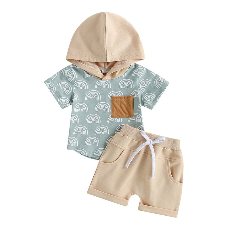 Rainbows Hooded Set
