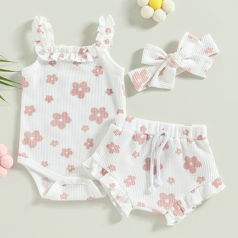 Grace Floral Set White