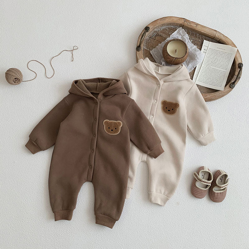 Beary cozy overall Brown