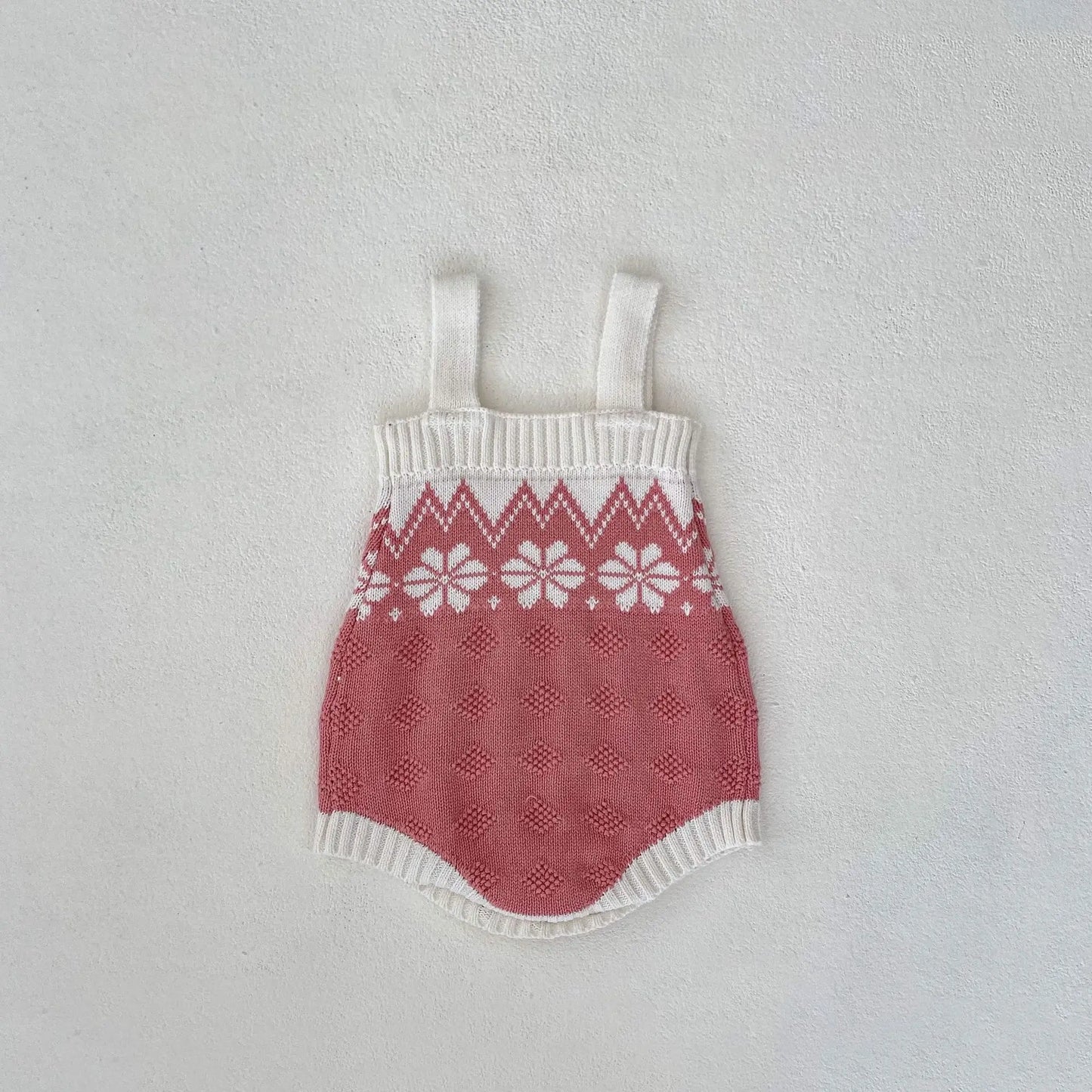 Snow flower romper