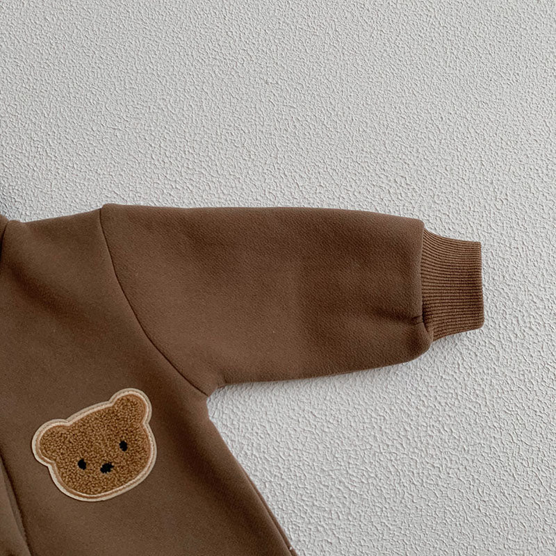 Beary cozy overall Brown