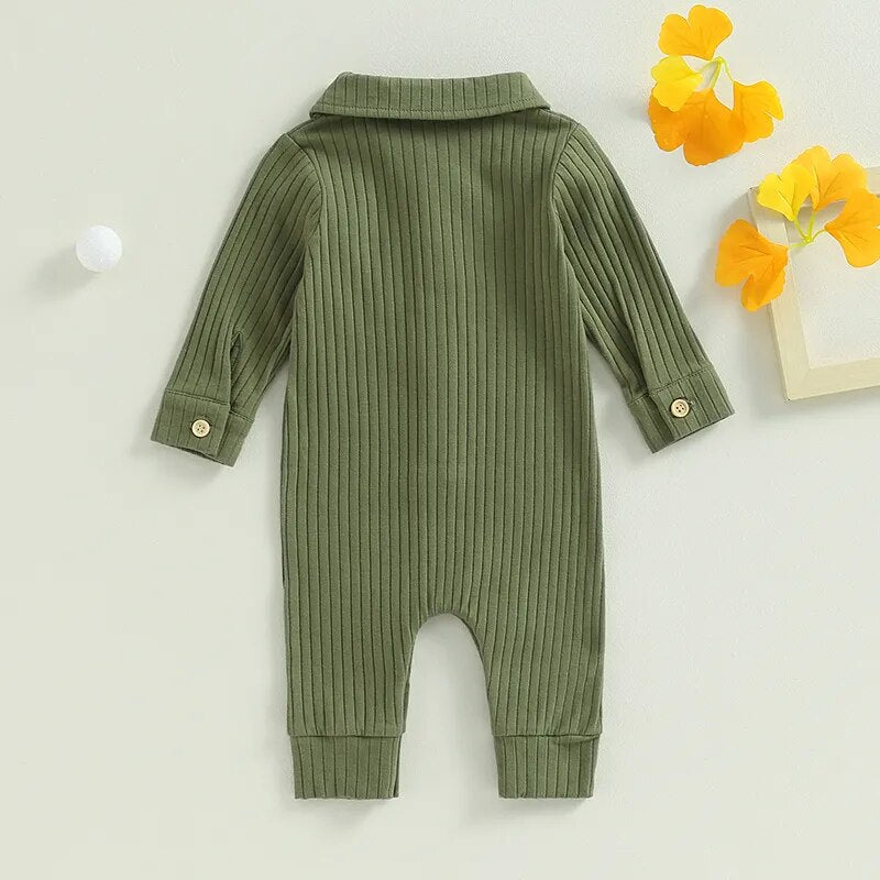 Bobbie Polo Romper Green