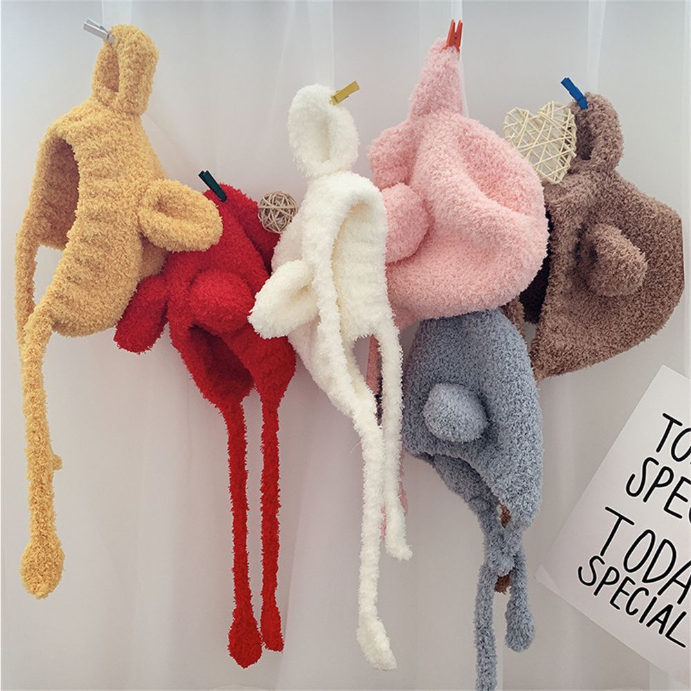 Teddy bear soft bonnet