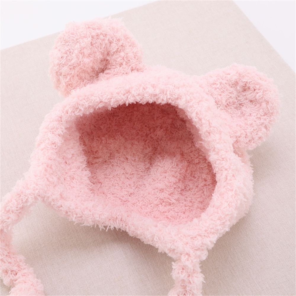 Teddy bear soft bonnet