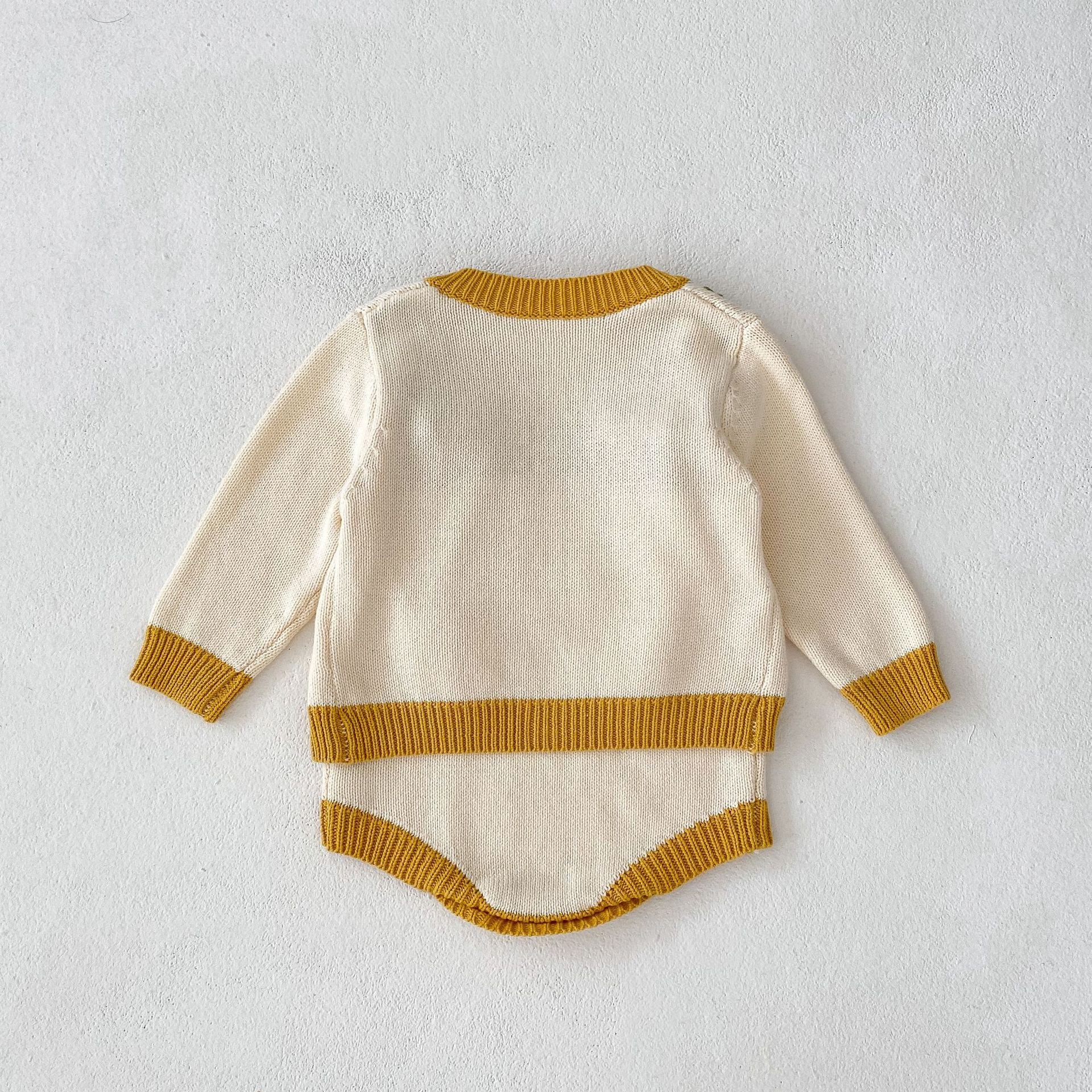 Yellow daisy cardigan