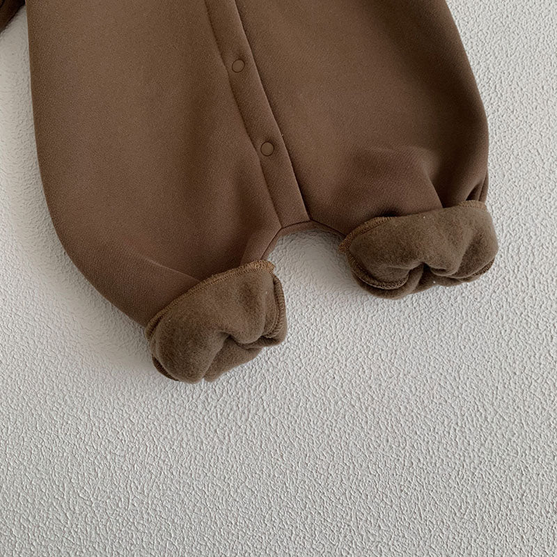 Beary cozy overall Brown