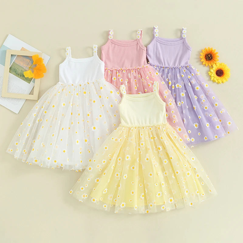 Daisy ballerina dress (Sizes: 6M- 3Y)