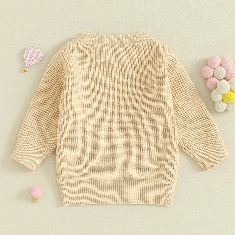 Floral Rainbow Sweater Yellow