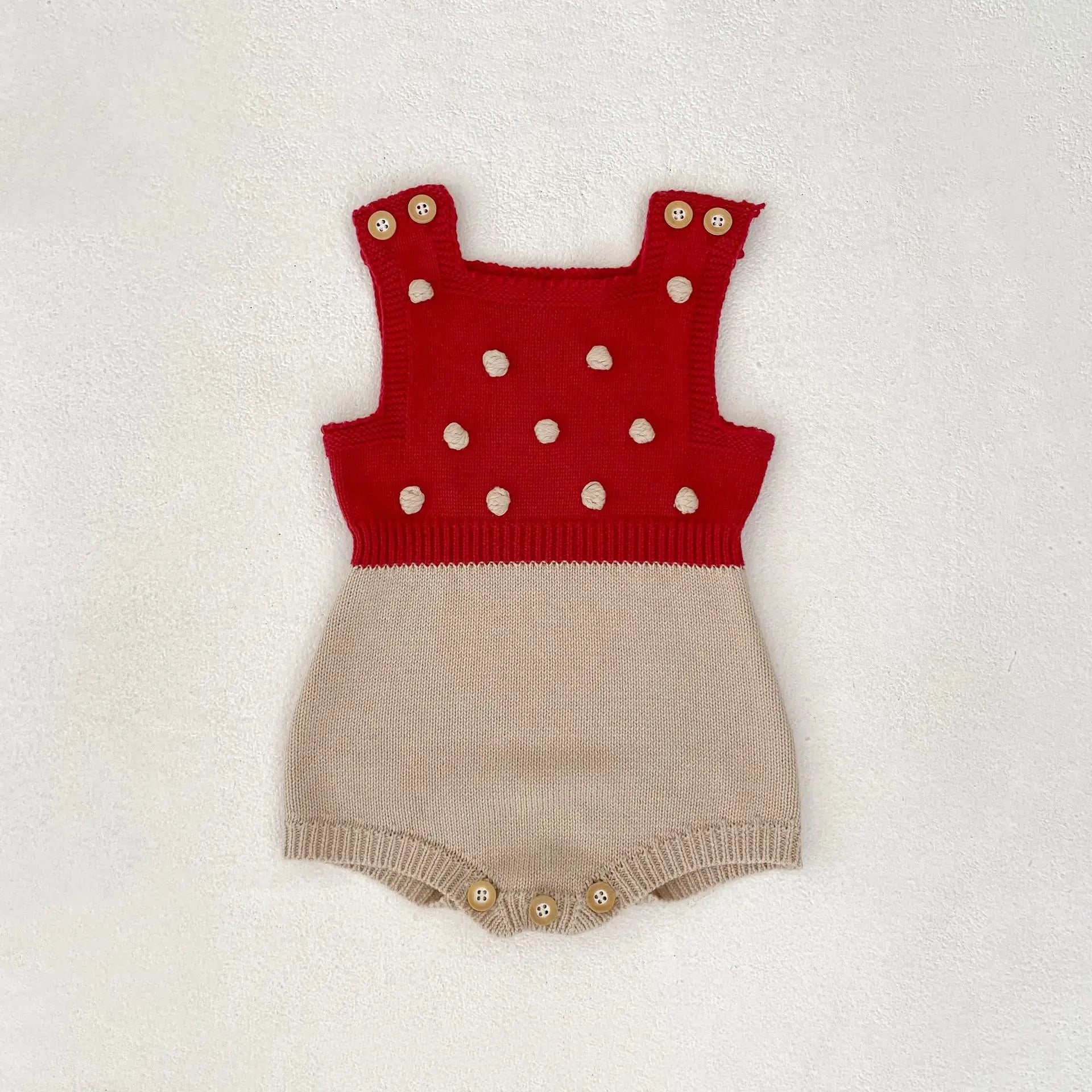Dotty Romper and Cardigan