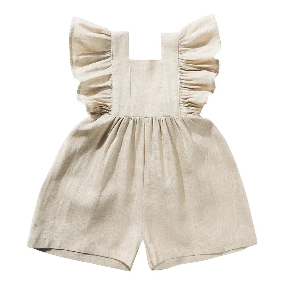 Sarah frilled summer overalls