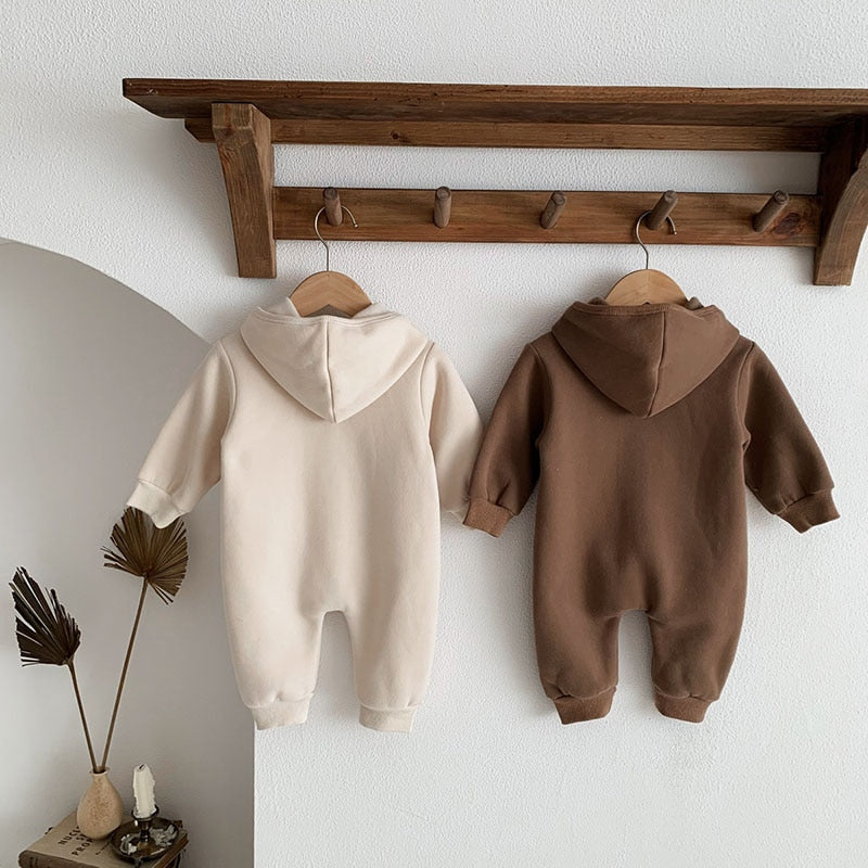 Beary cozy overall Brown