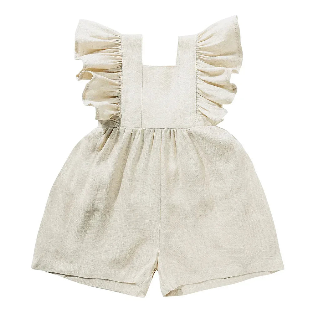 Sarah frilled summer overalls