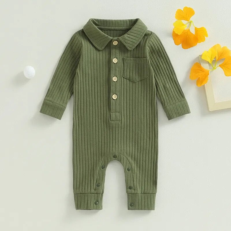 Bobbie Polo Romper Green