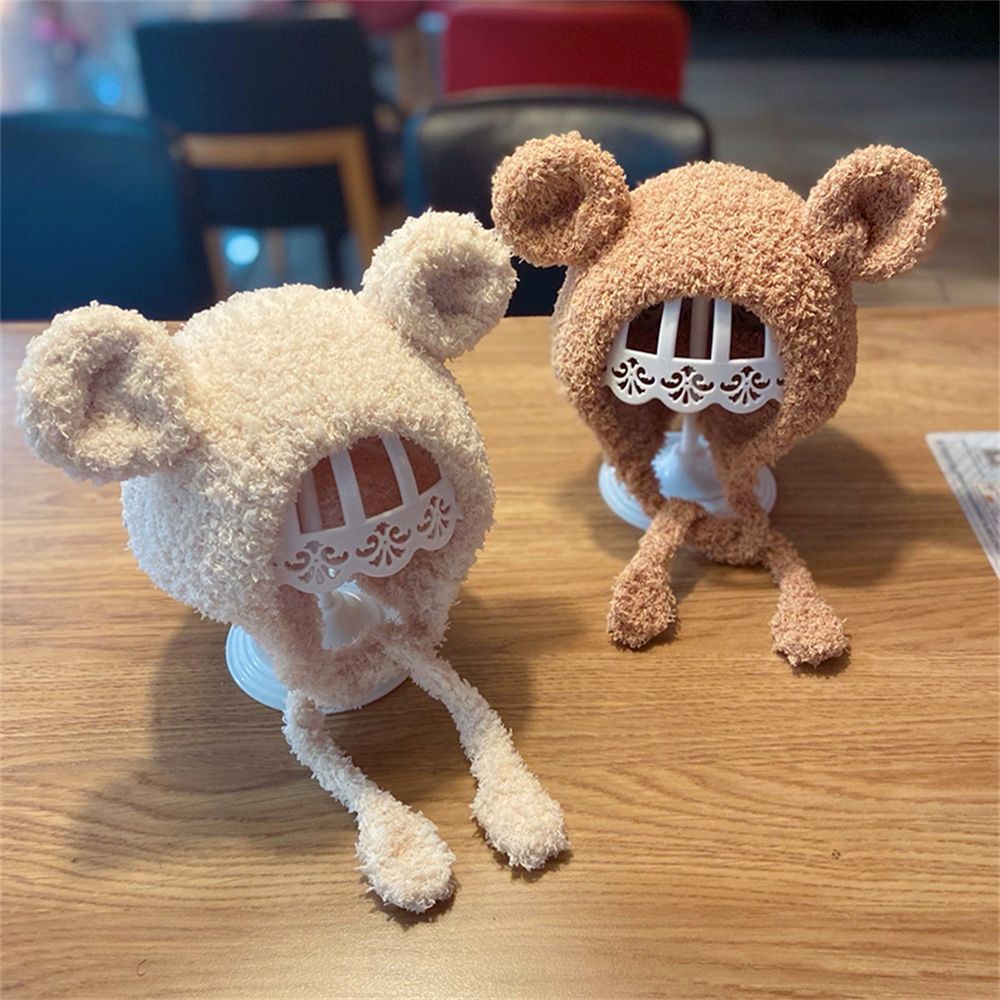 Teddy bear soft bonnet