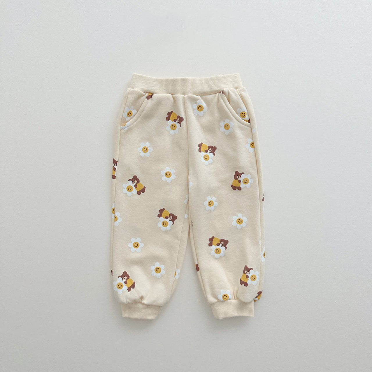 Bear hug Tracksuit Set Beige