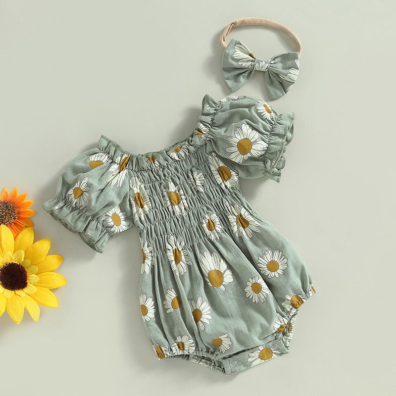 Maia Romper Grayish blue