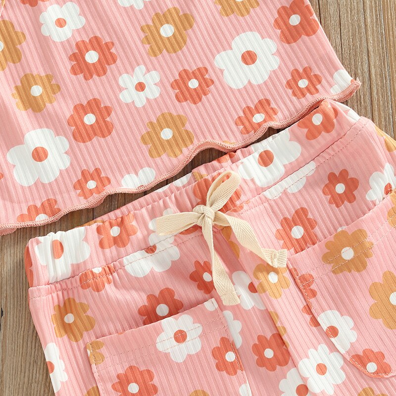 Nina Floral Set Pink