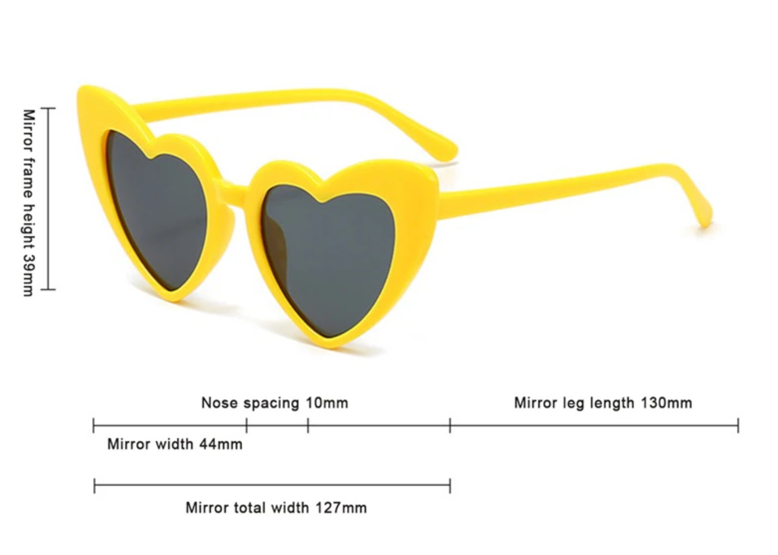 Heart Sunglasses and Bow Set