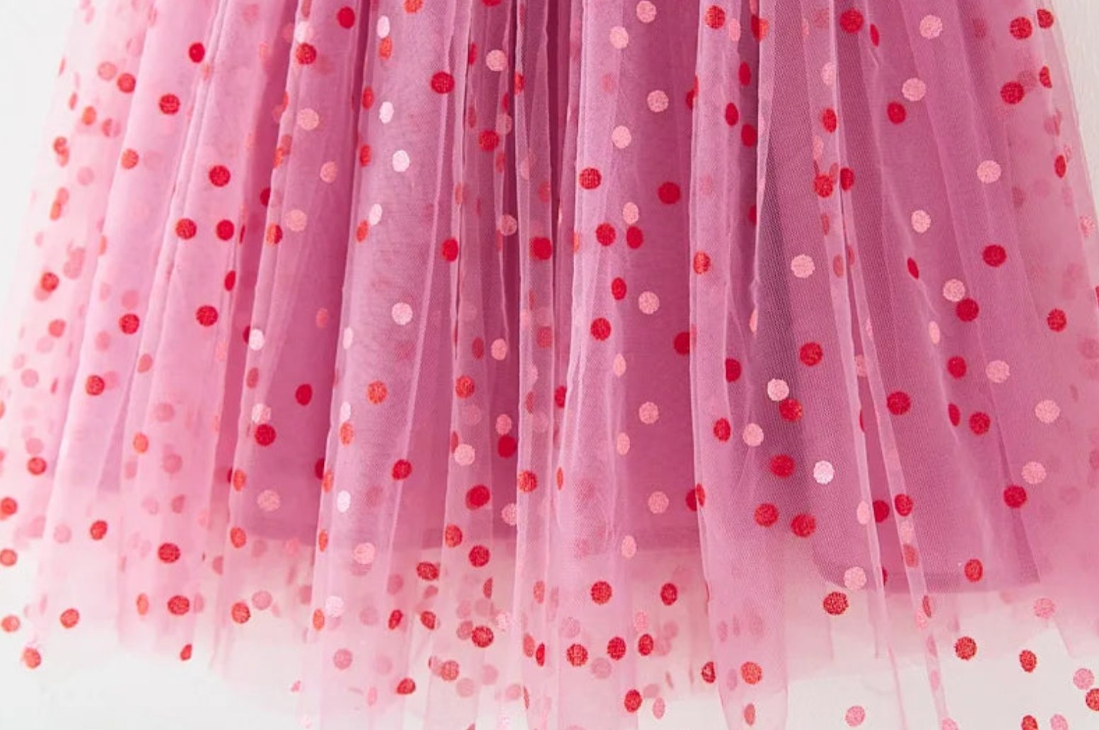 Confetti tulle dress