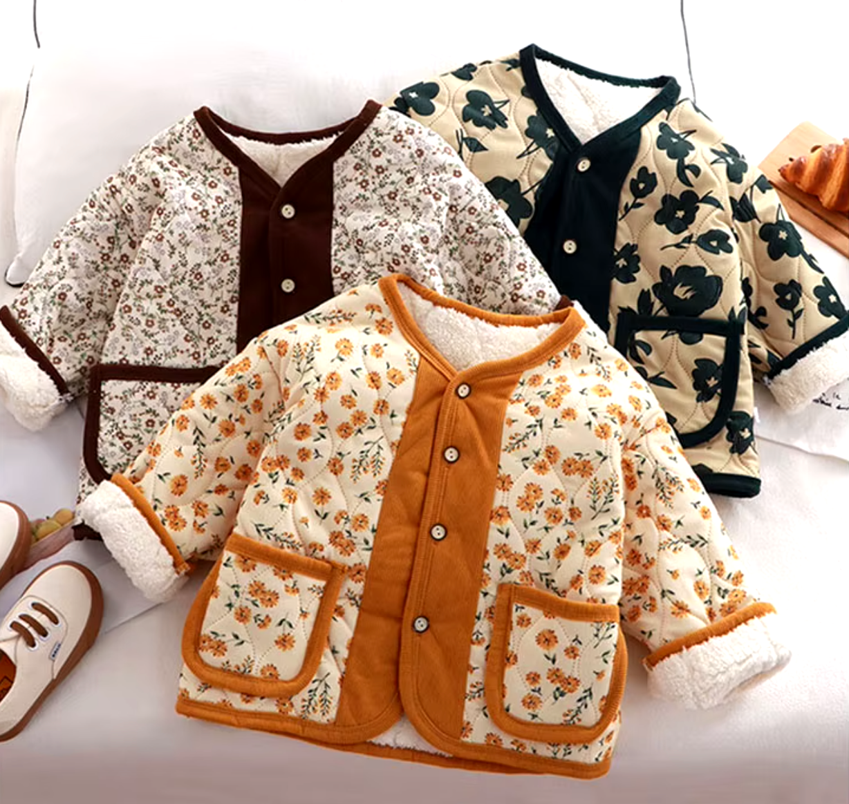 Floral Warm Winter Jacket