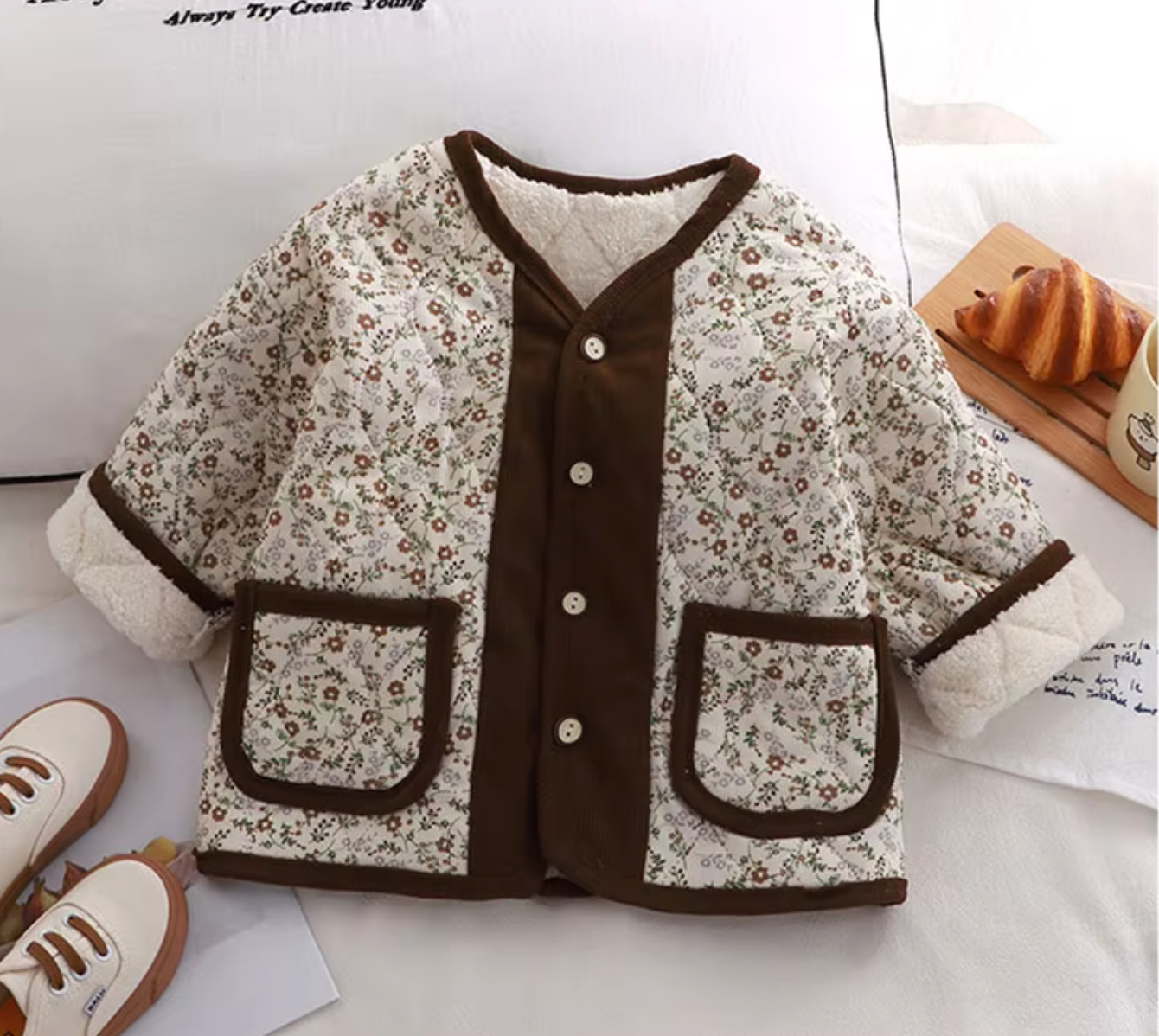 Floral Warm Winter Jacket