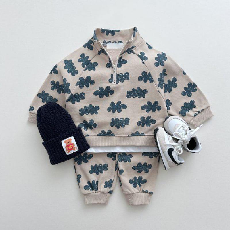 Cloud Tracksuit Set Beige