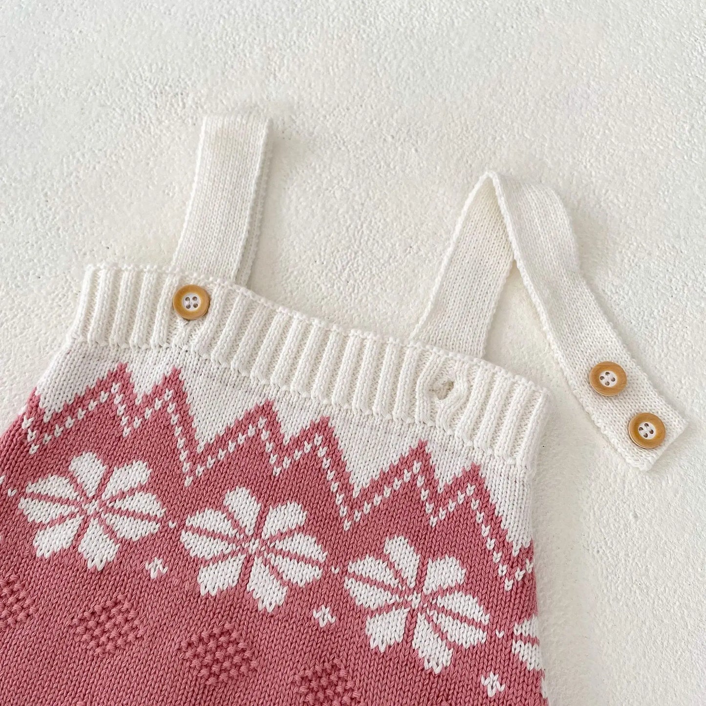 Snow flower romper
