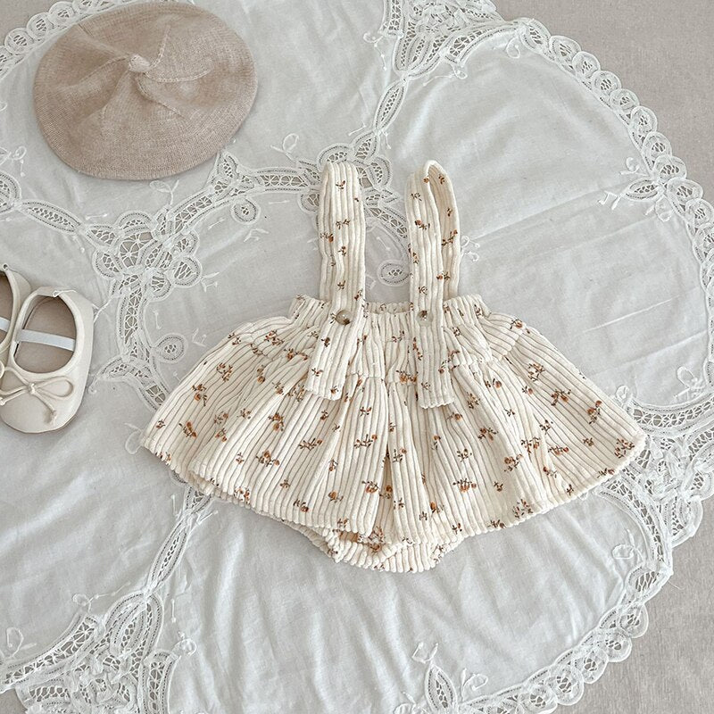 Soft Touch Corduroy Skirt Cream