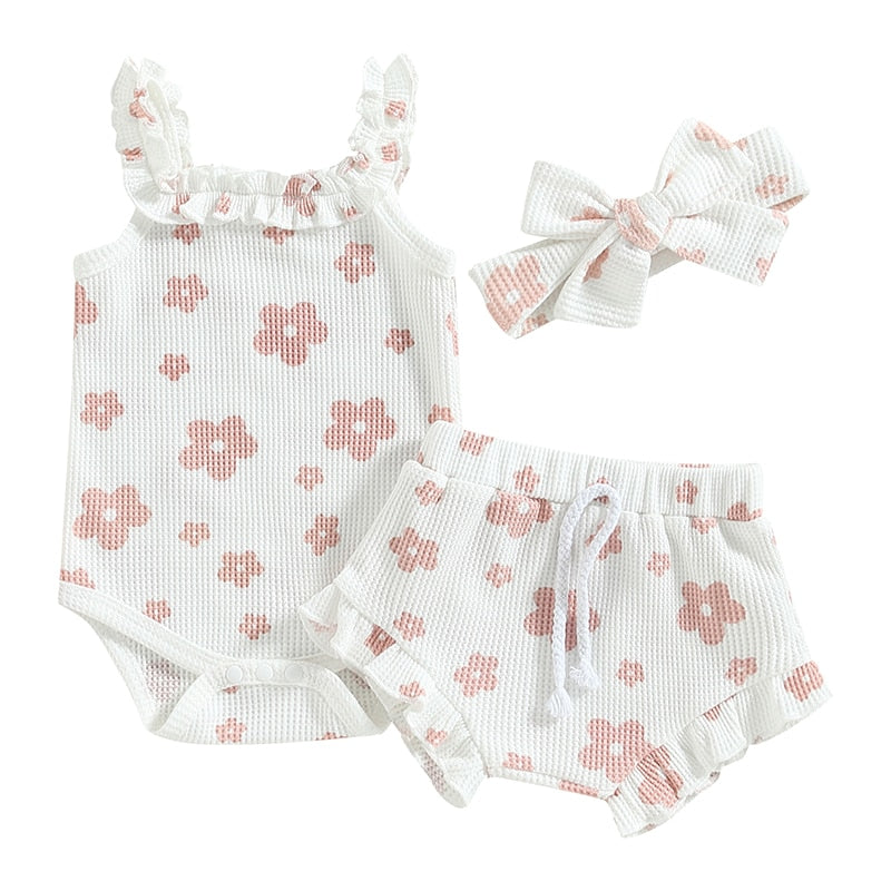 Grace Floral Set White