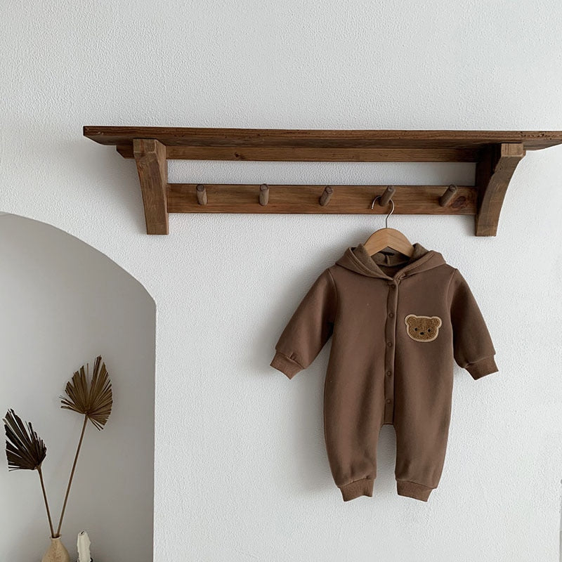 Beary cozy overall Brown