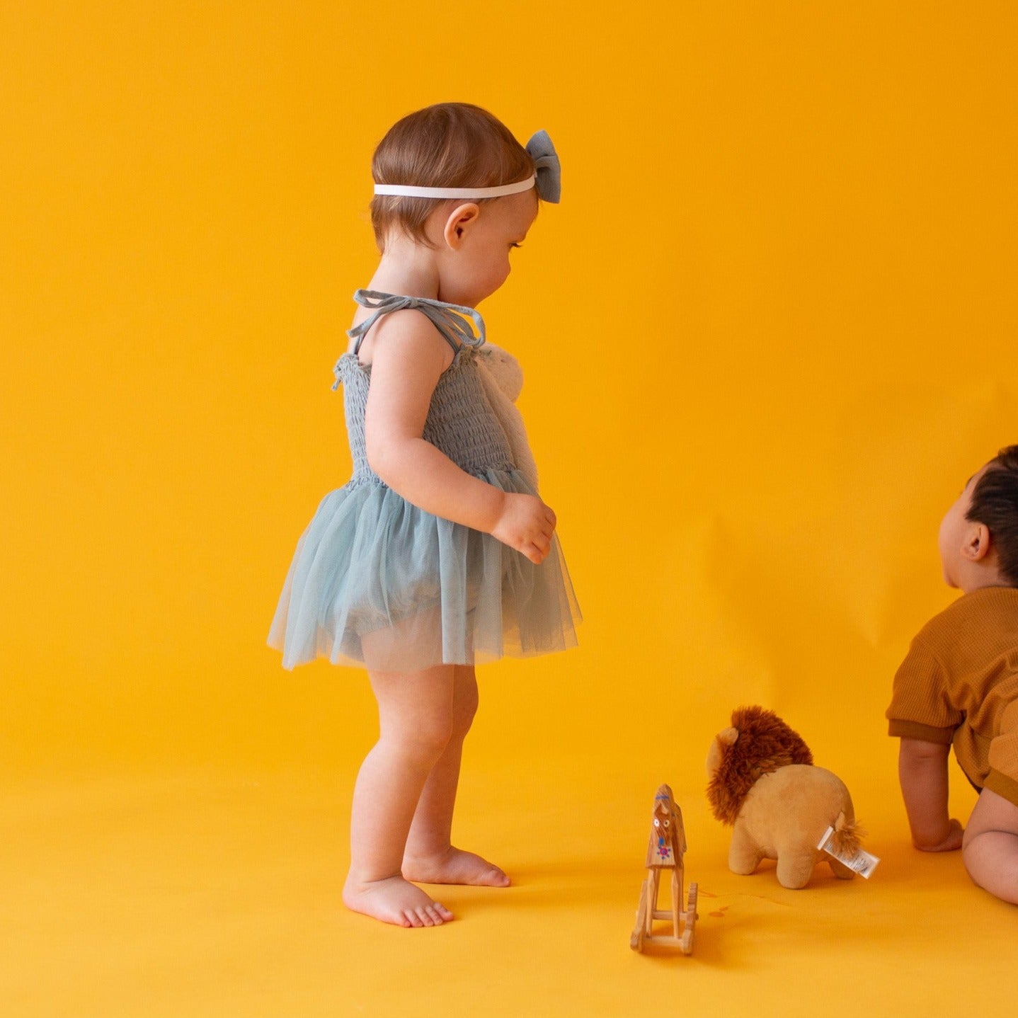 Tiny tutu romper Blue