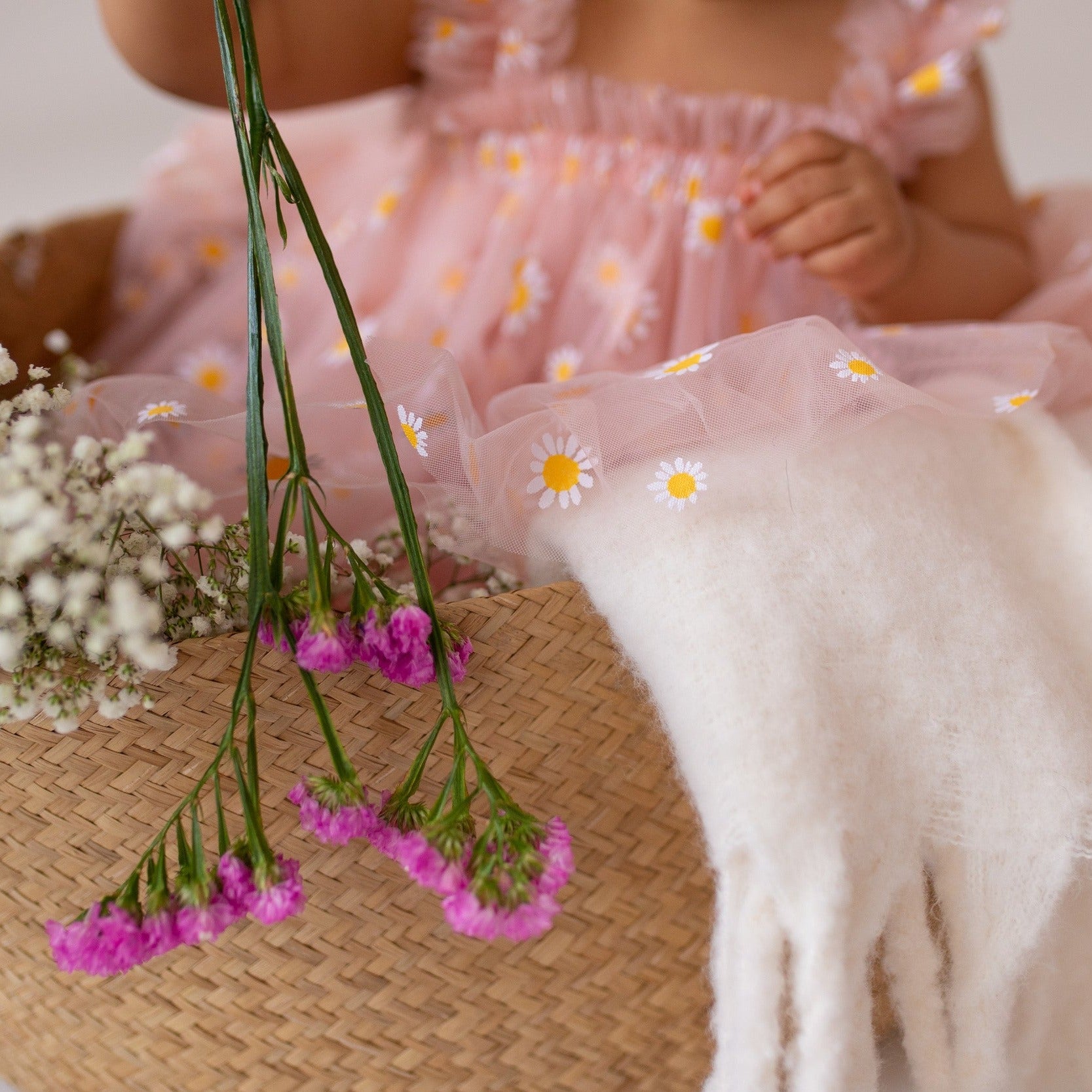 Daisy Tulle Dress Pink