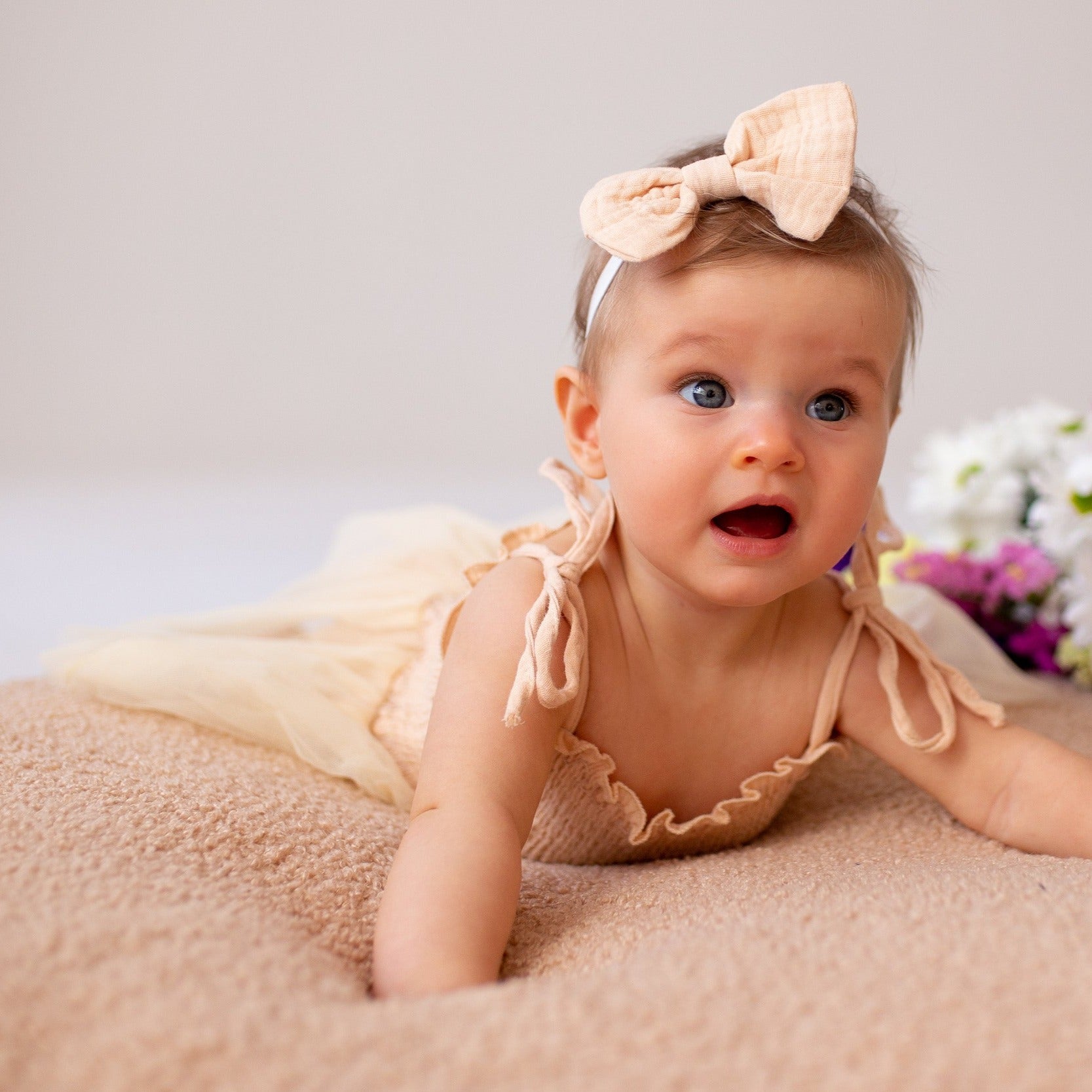 Tiny tutu romper Beige