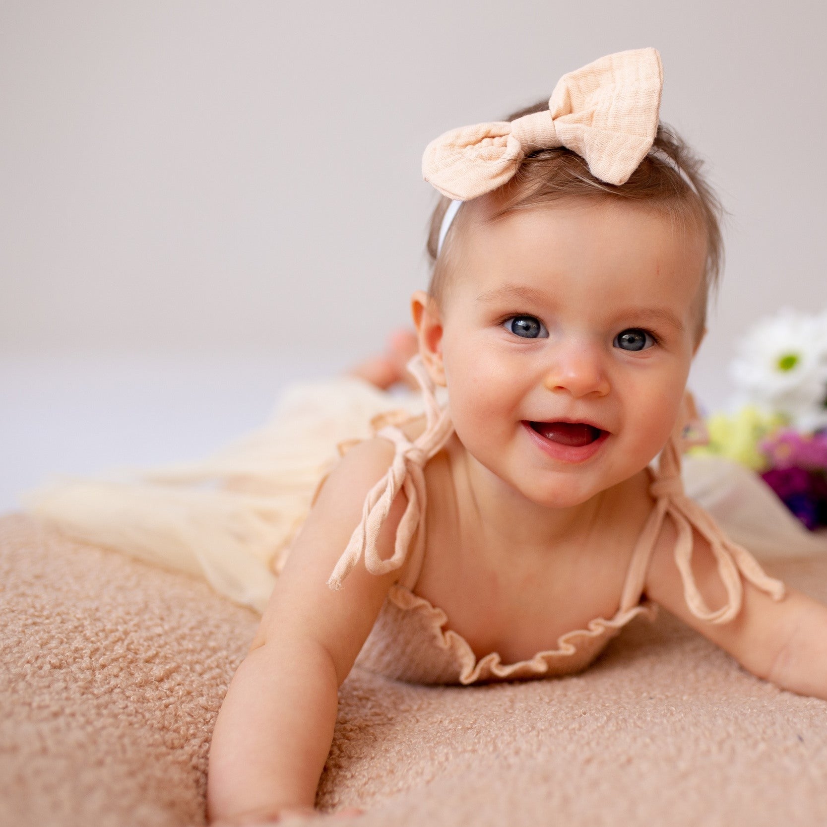 Tiny tutu romper Beige