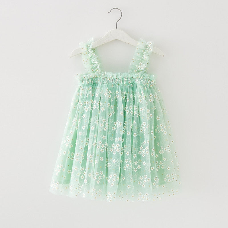 Jasmine Tulle Dress Green