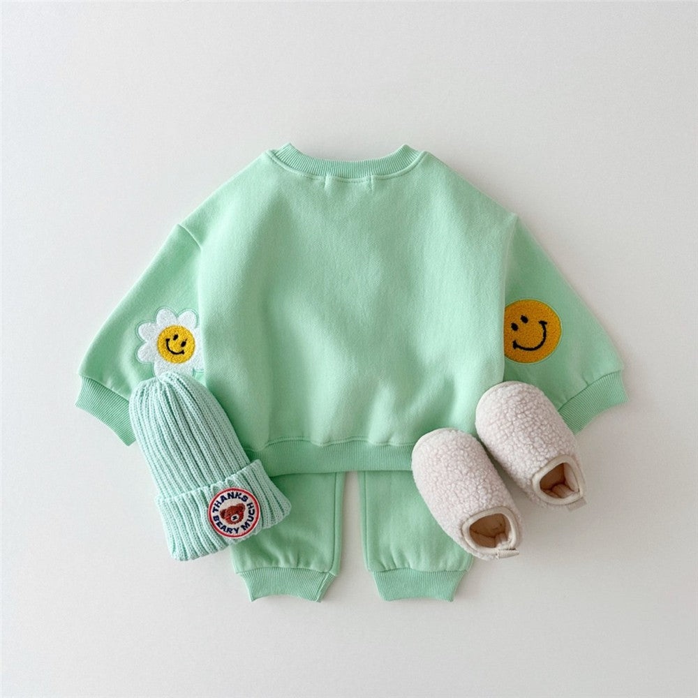 Smiley Daisy tracksuit Mint