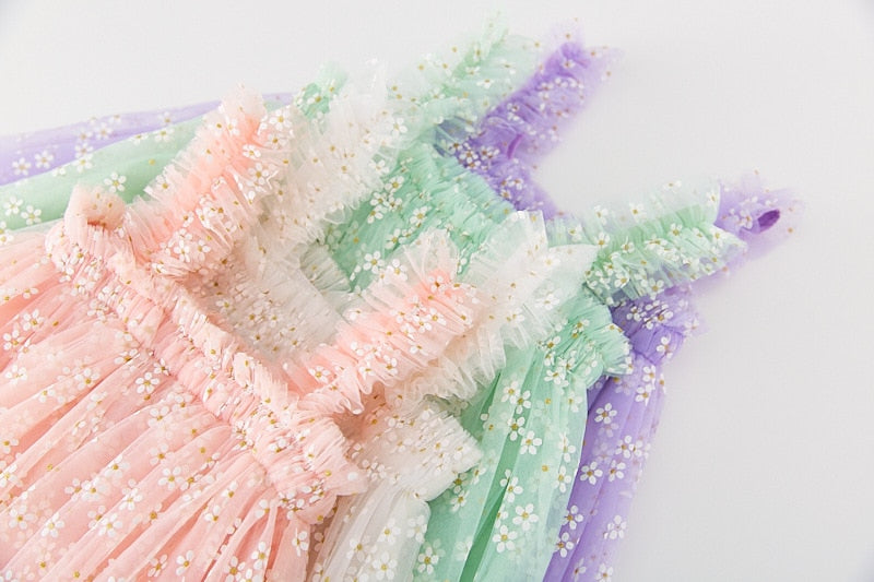 Jasmine Tulle Dress Pink