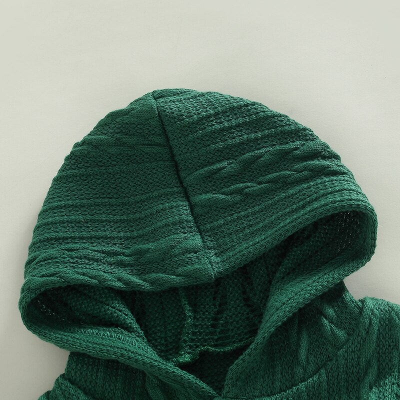 Jacquard knit jumpsuit Green