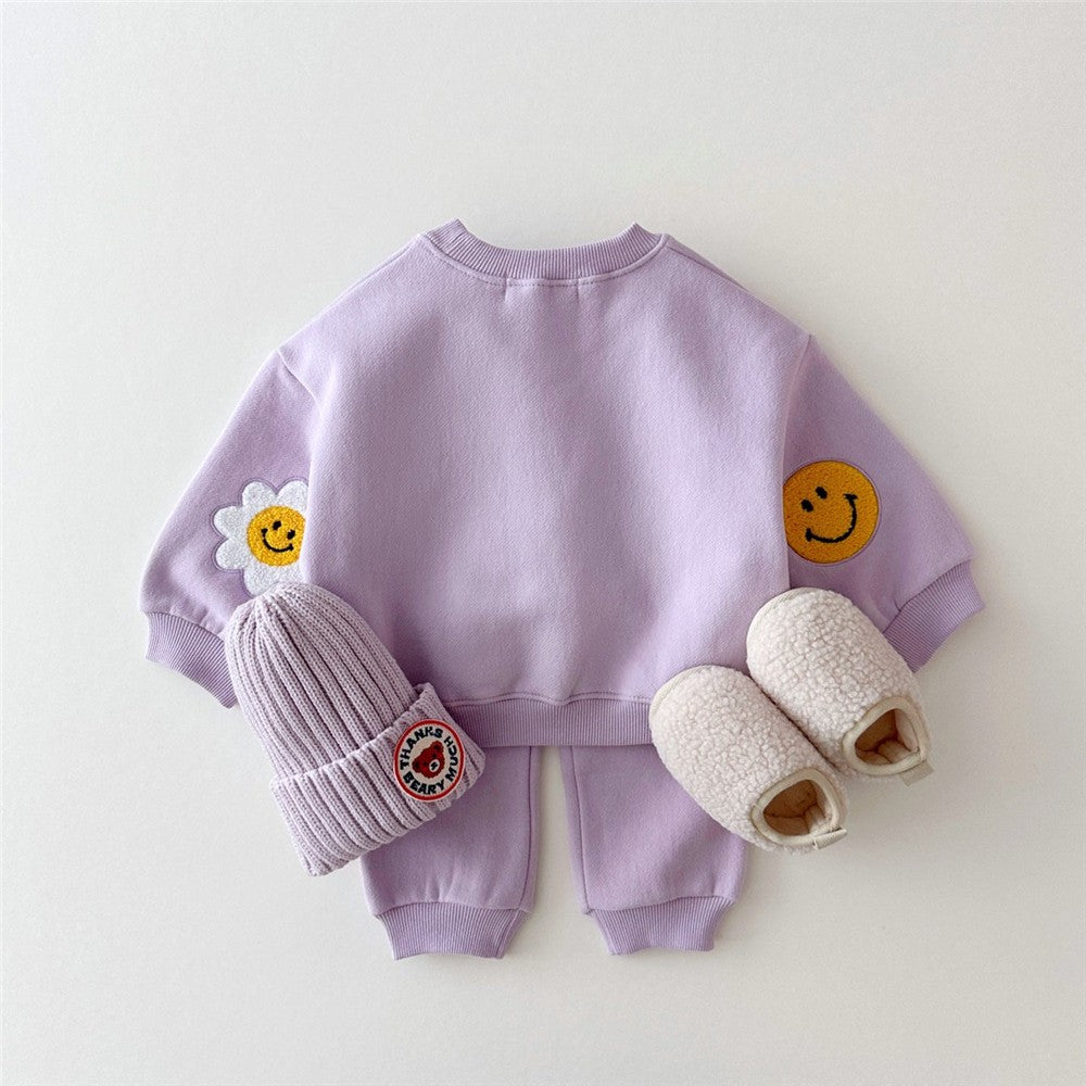 Smiley Daisy tracksuit Purple