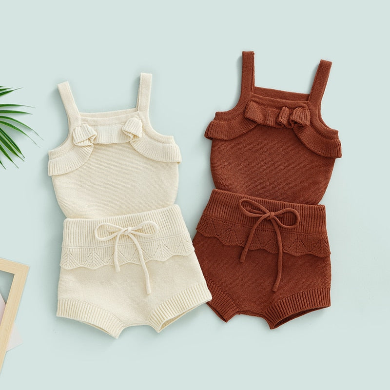 Loli knitted set Brown