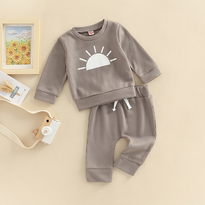 Sunny Waffle Set Gray