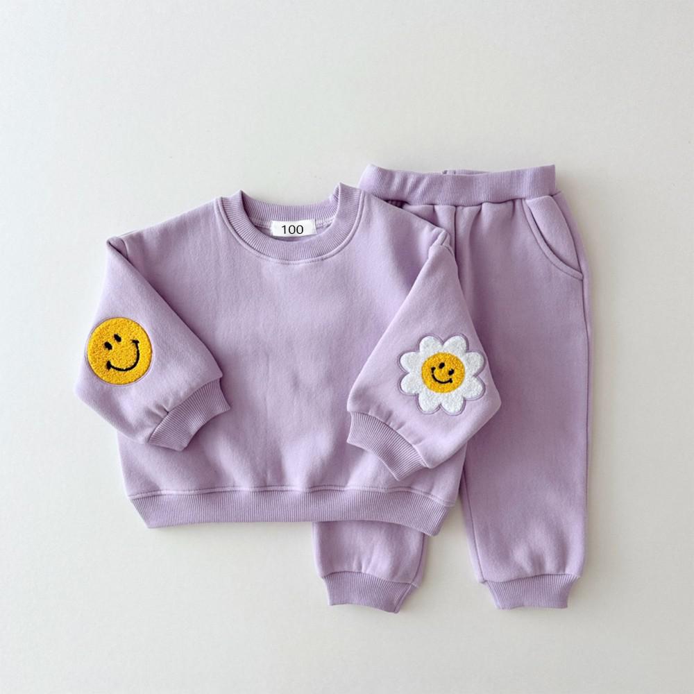 Smiley Daisy tracksuit Purple
