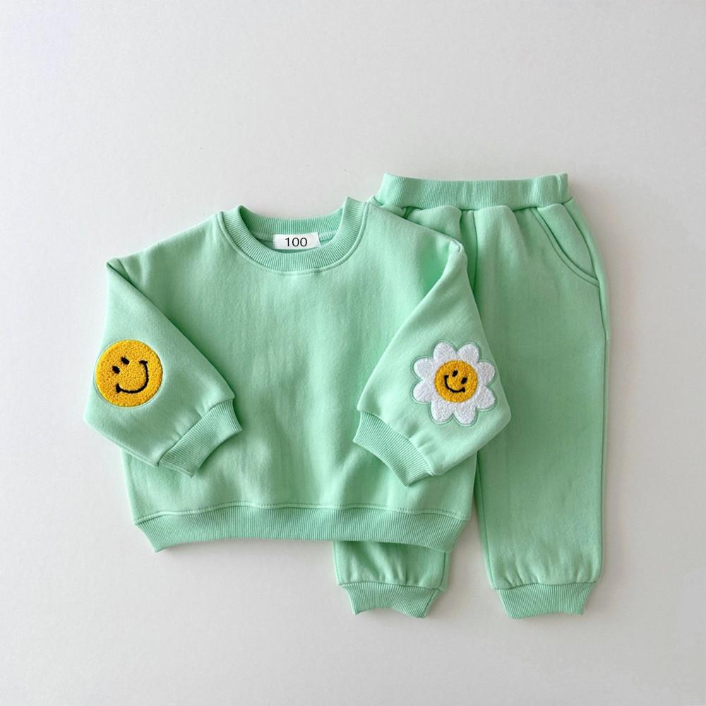 Smiley Daisy tracksuit Mint