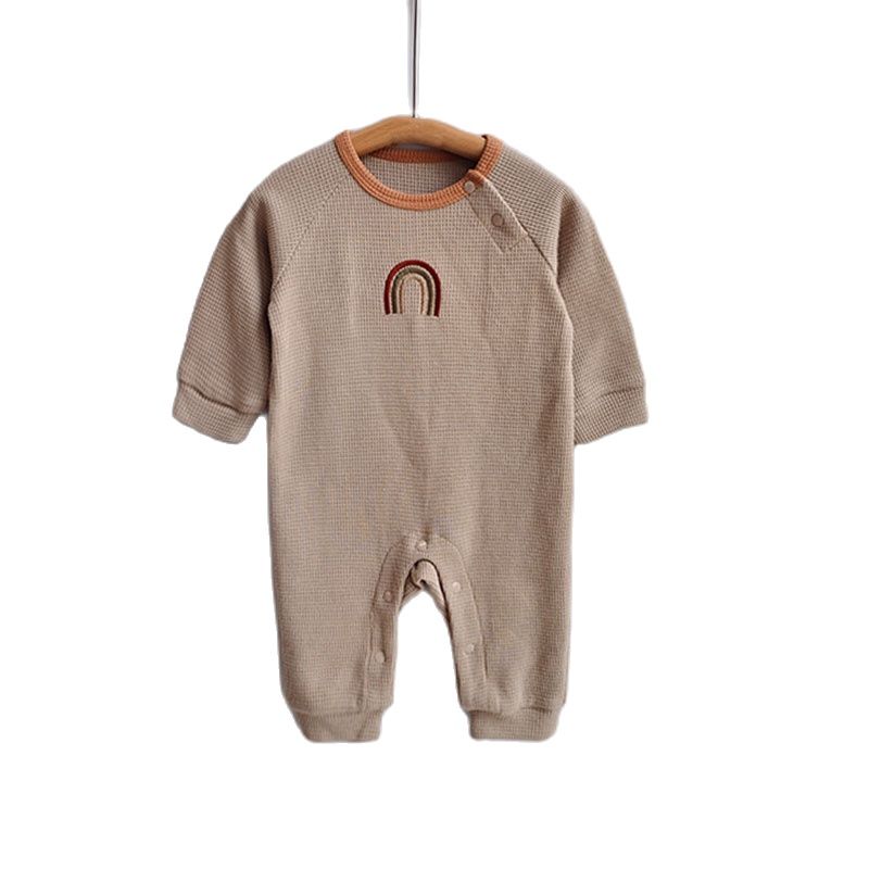 Rainbow textured jumpsuit Neutral